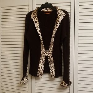 Brown 2 PC. Sweater Set